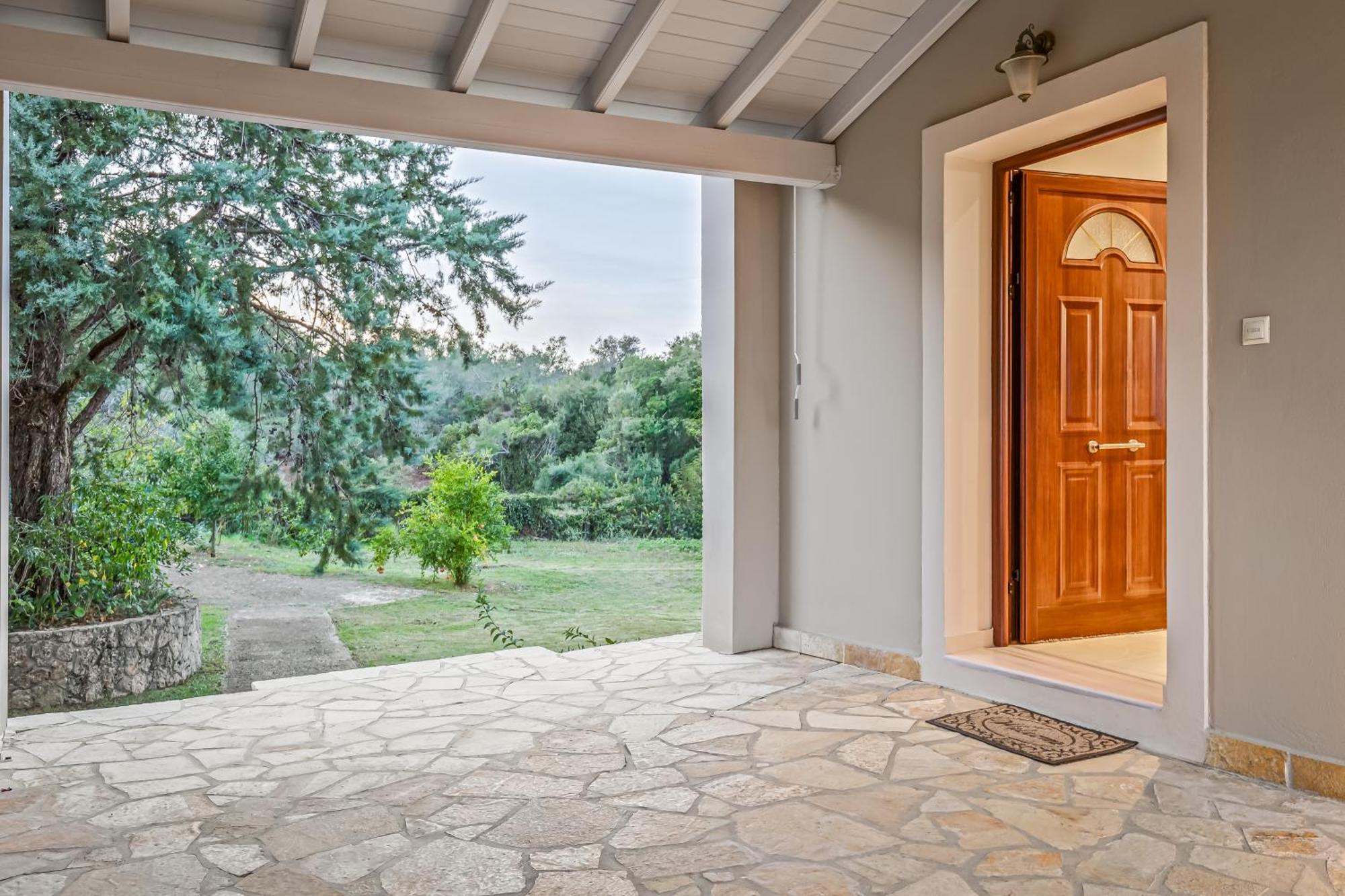 Villa Olivia Corfu - Amazing Sea-View 3 Bedroom Villa With A Pool Gazátika Eksteriør billede