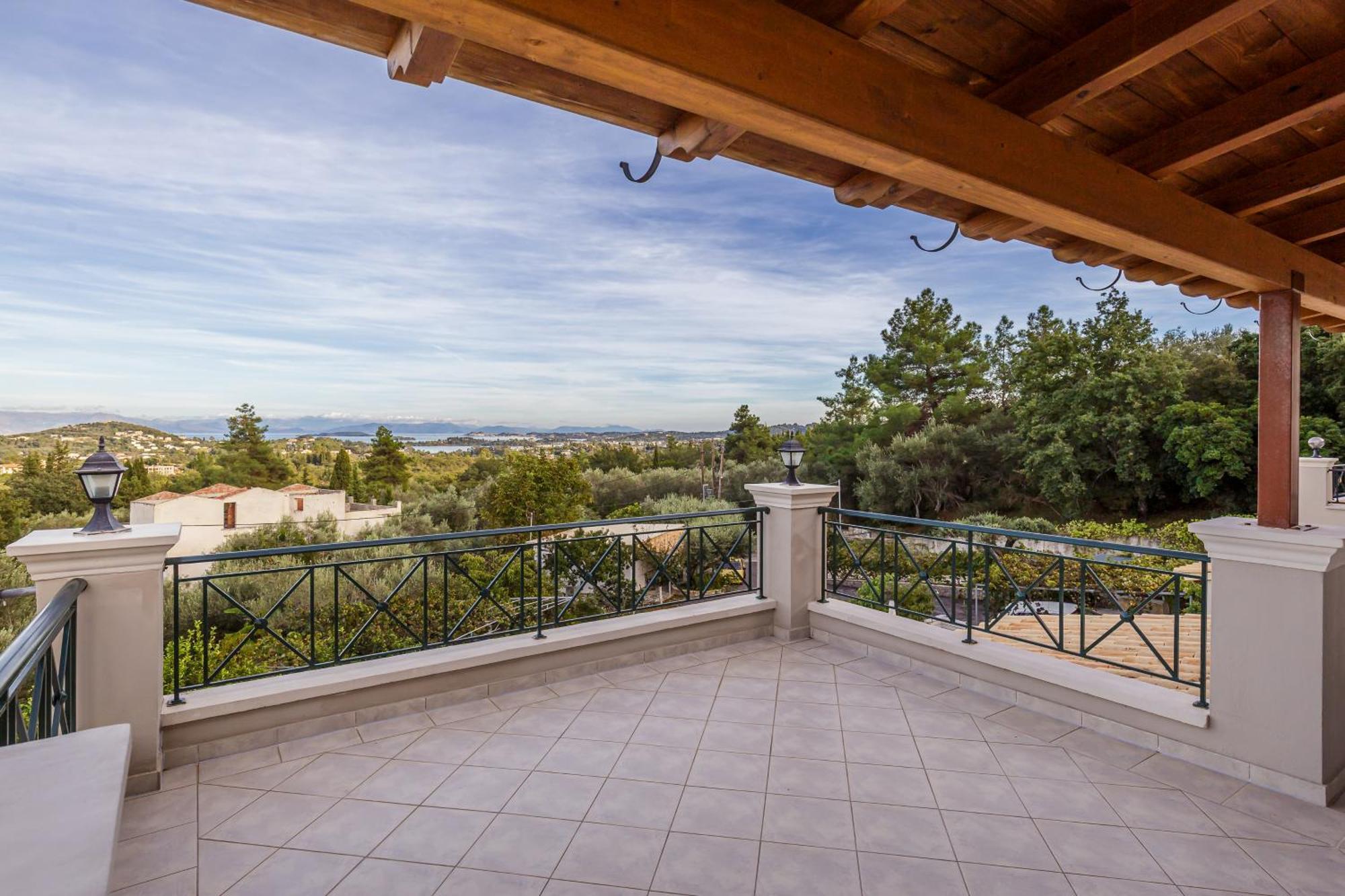 Villa Olivia Corfu - Amazing Sea-View 3 Bedroom Villa With A Pool Gazátika Eksteriør billede